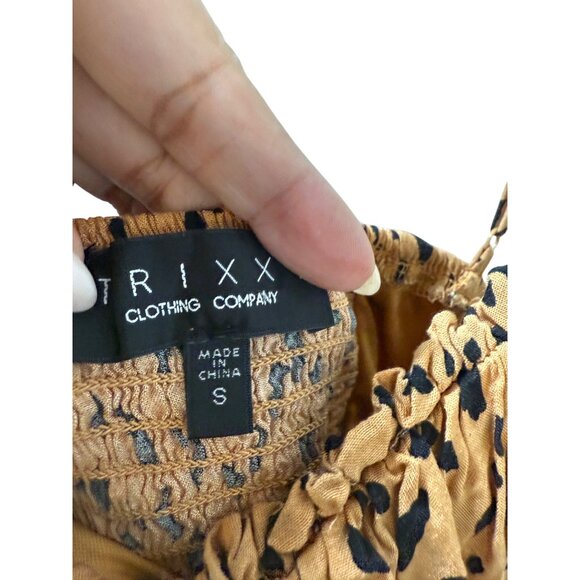 Trixx Clothing Company Womens Leopard‎ Print Dress S Brown & Black - Picture 5 of 10